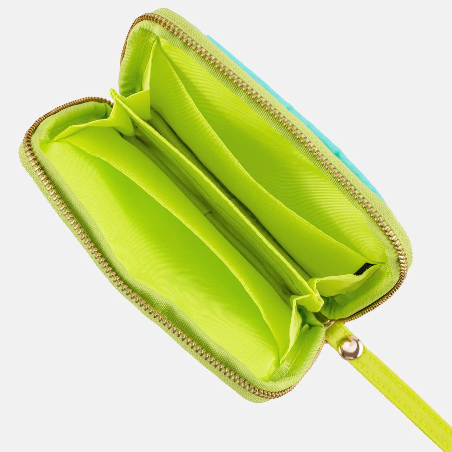 Aqua Lime Drawer Pouch Pocket,  Hobonichi Drawer Pouch Pocket