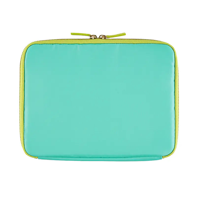 Aqua Lime Large Drawer Pouch,  Hobonichi Large Drawer Pouch