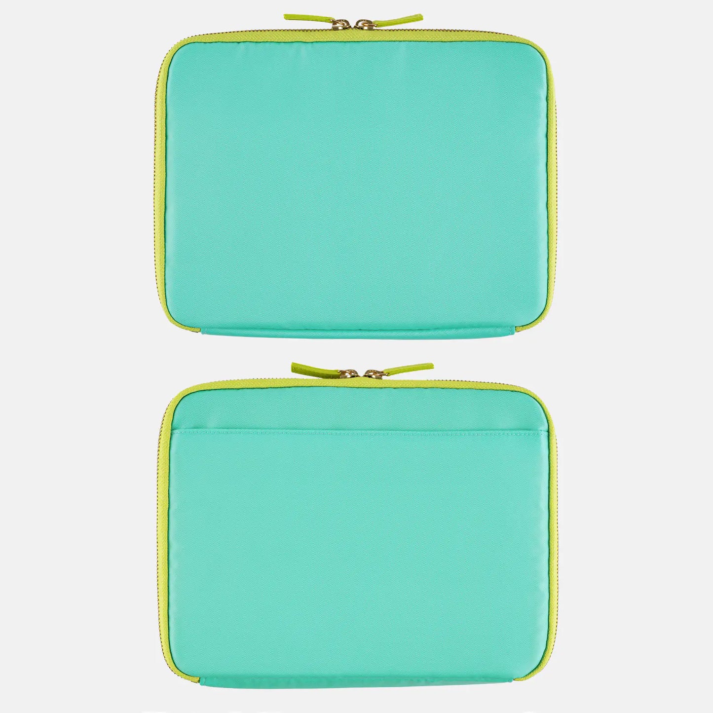 Aqua Lime Large Drawer Pouch,  Hobonichi Large Drawer Pouch