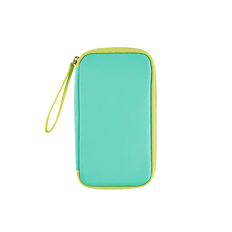 Aqua Lime Small Drawer Pouch,  Hobonichi Small Drawer Pouch