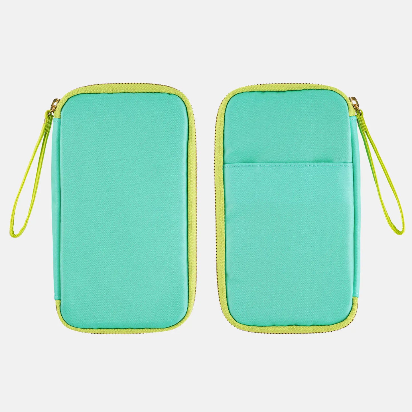 Aqua Lime Small Drawer Pouch,  Hobonichi Small Drawer Pouch