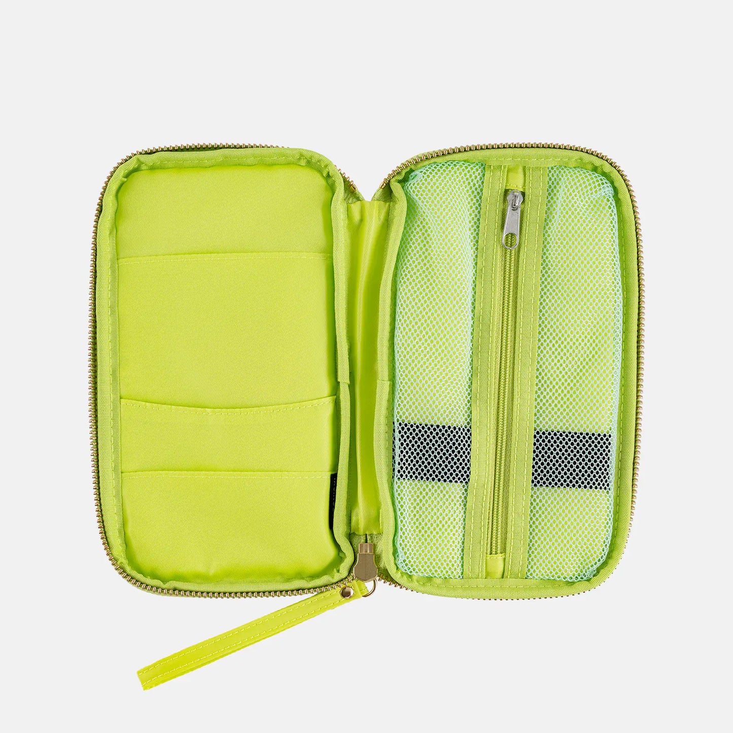 Aqua Lime Small Drawer Pouch,  Hobonichi Small Drawer Pouch