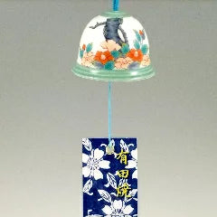Arita Yaki(ware) Japanese Wind Bell - Camellia -, Japanese furin, Japanese wind bell, Japanese ceramic wind chime