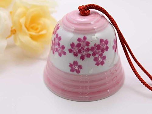 Arita Yaki(ware) Japanese Wind Bell - Cherry Blossom -, Japanese furin, Japanese wind bell, Japanese ceramic wind chime