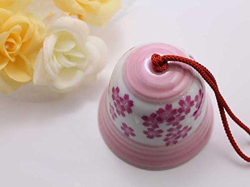 Arita Yaki(ware) Japanese Wind Bell - Cherry Blossom -, Japanese furin, Japanese wind bell, Japanese ceramic wind chime