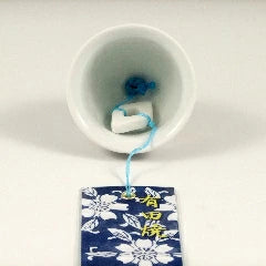 Arita Yaki(ware) Japanese Wind Bell - Peony and Phoenix -, Japanese furin, Japanese wind bell, Japanese ceramic wind chime