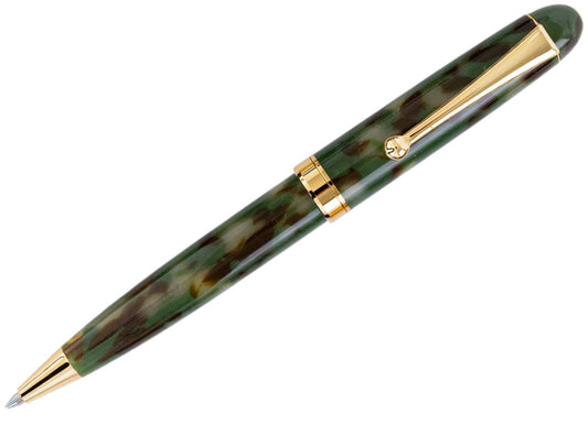 Ballpoint Pen - Japanese Matcha Azuki -, Handmade in Japan, Japanese handmade ballpoint pen