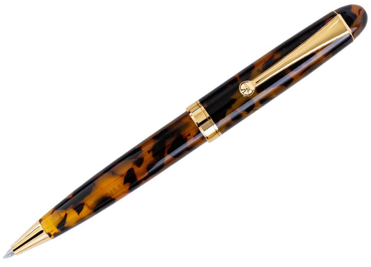 Ballpoint Pen - Tortoiseshell -, Handmade in Japan, Japanese handmade ballpoint pen