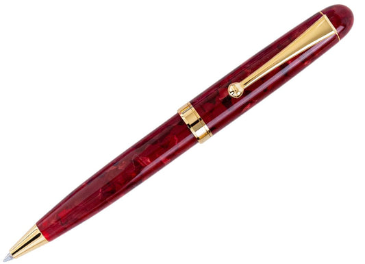 Ballpoint Pen - Crimson Red -, Handmade in Japan, Japanese handmade ballpoint pen
