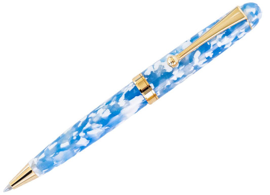 Ballpoint Pen - Sky and Wata Cloud -, Handmade in Japan, Japanese handmade ballpoint pen
