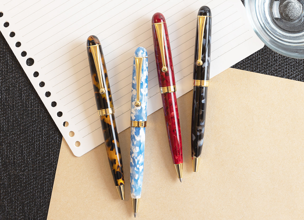 Ballpoint Pen - Black -, Handmade in Japan, Japanese handmade ballpoint pen