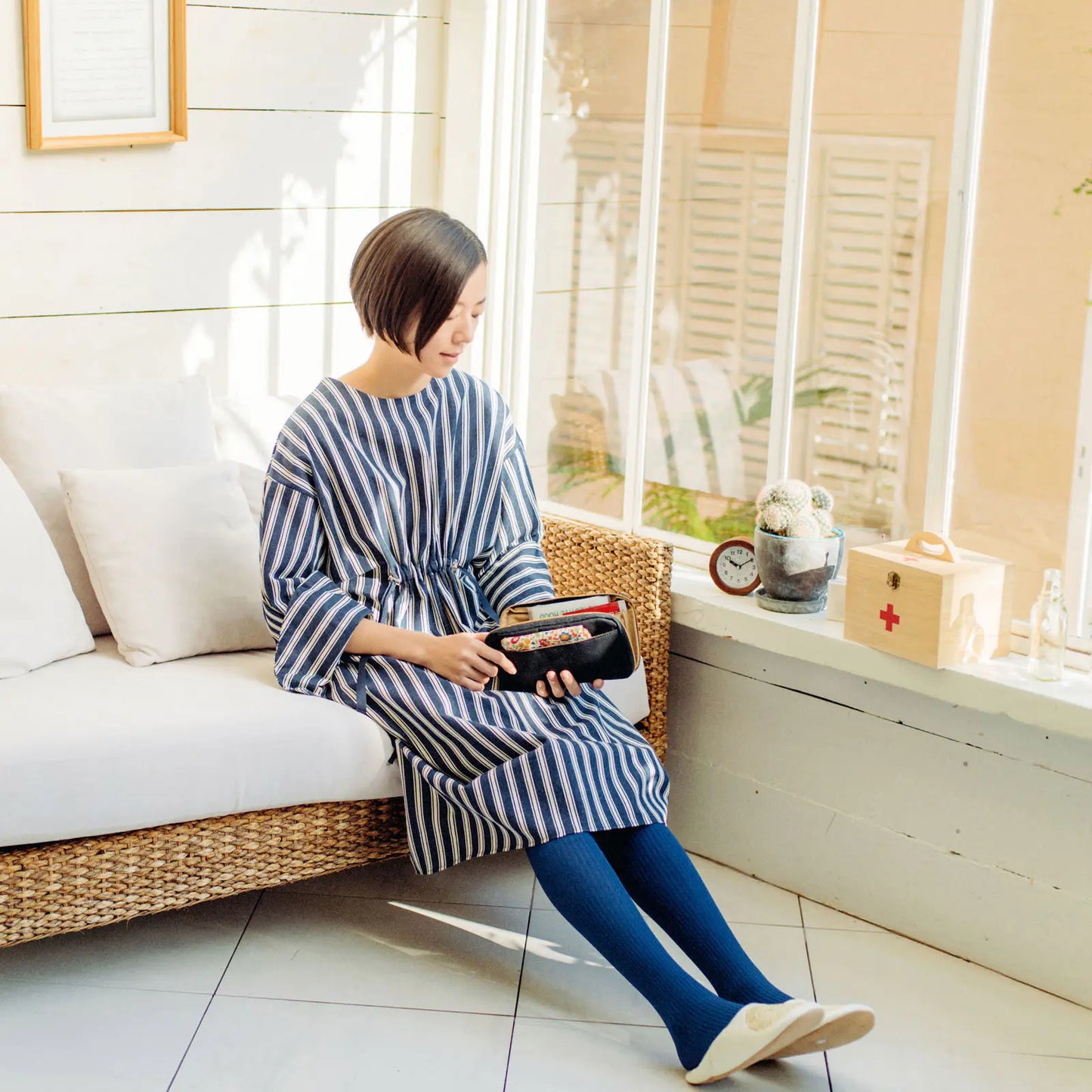 Black Drawer Pouch Áne,  Hobonichi Drawer Pouch Áne