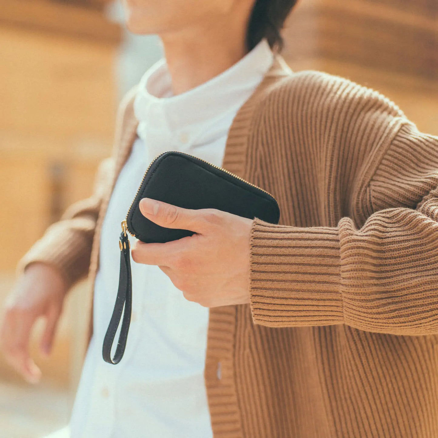 Black Drawer Pouch Pocket,  Hobonichi Drawer Pouch Pocket