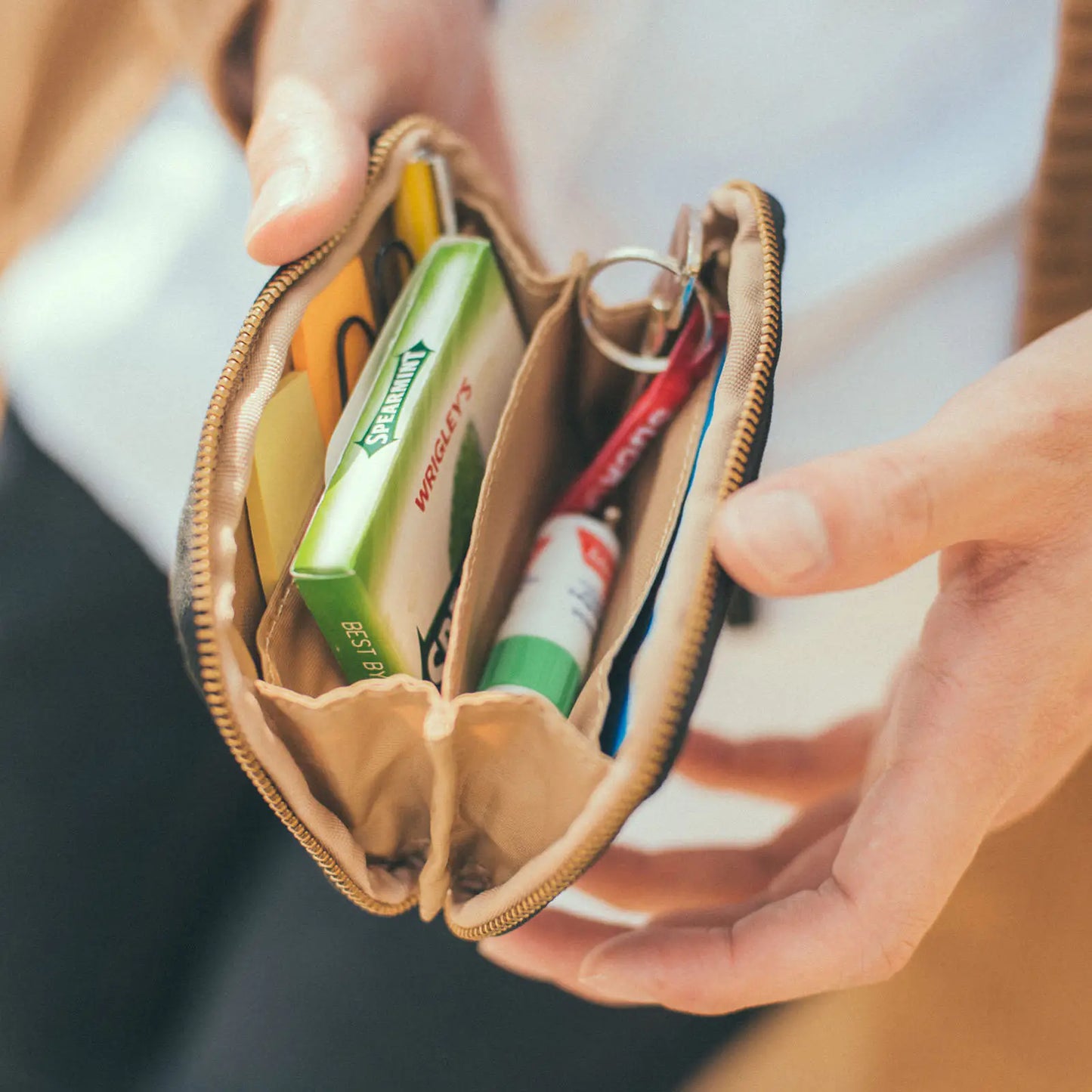 Black Drawer Pouch Pocket,  Hobonichi Drawer Pouch Pocket