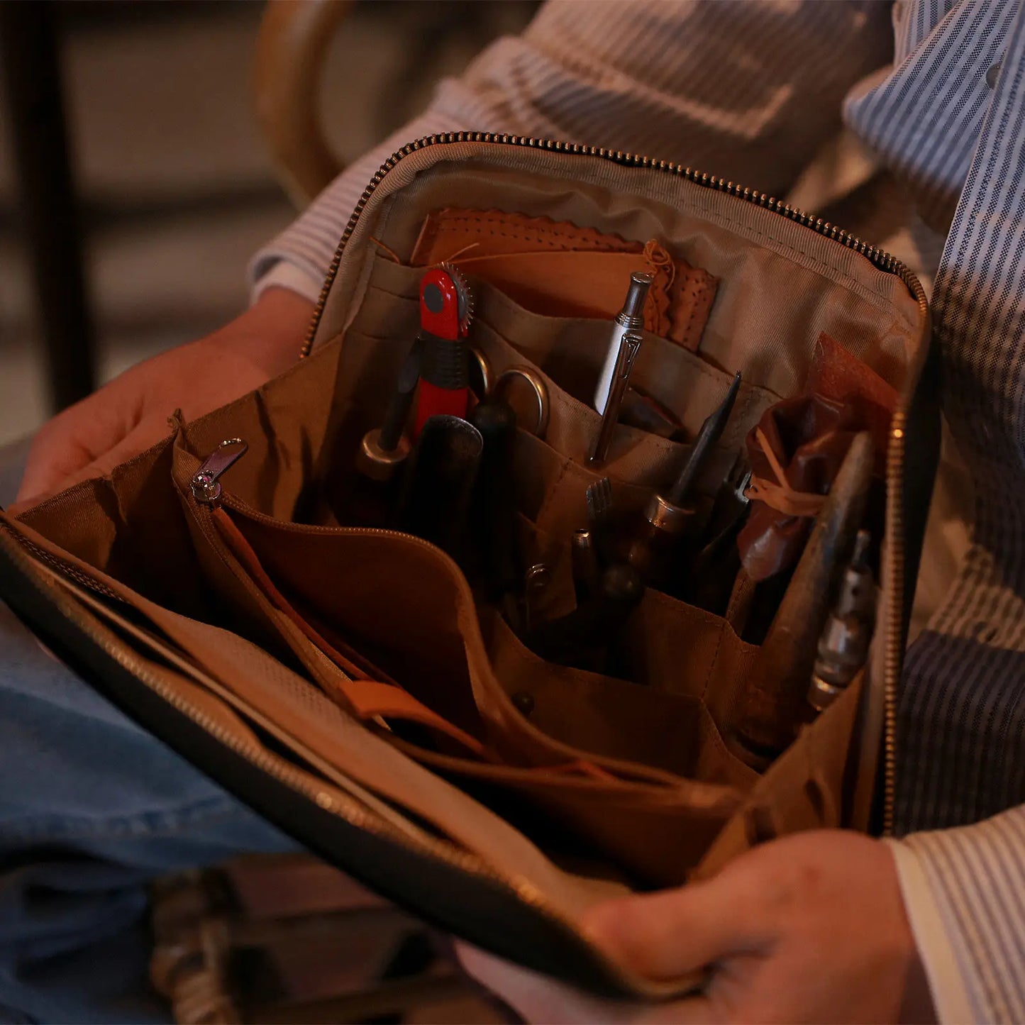 Black Large Drawer Pouch,  Hobonichi Large Drawer Pouch