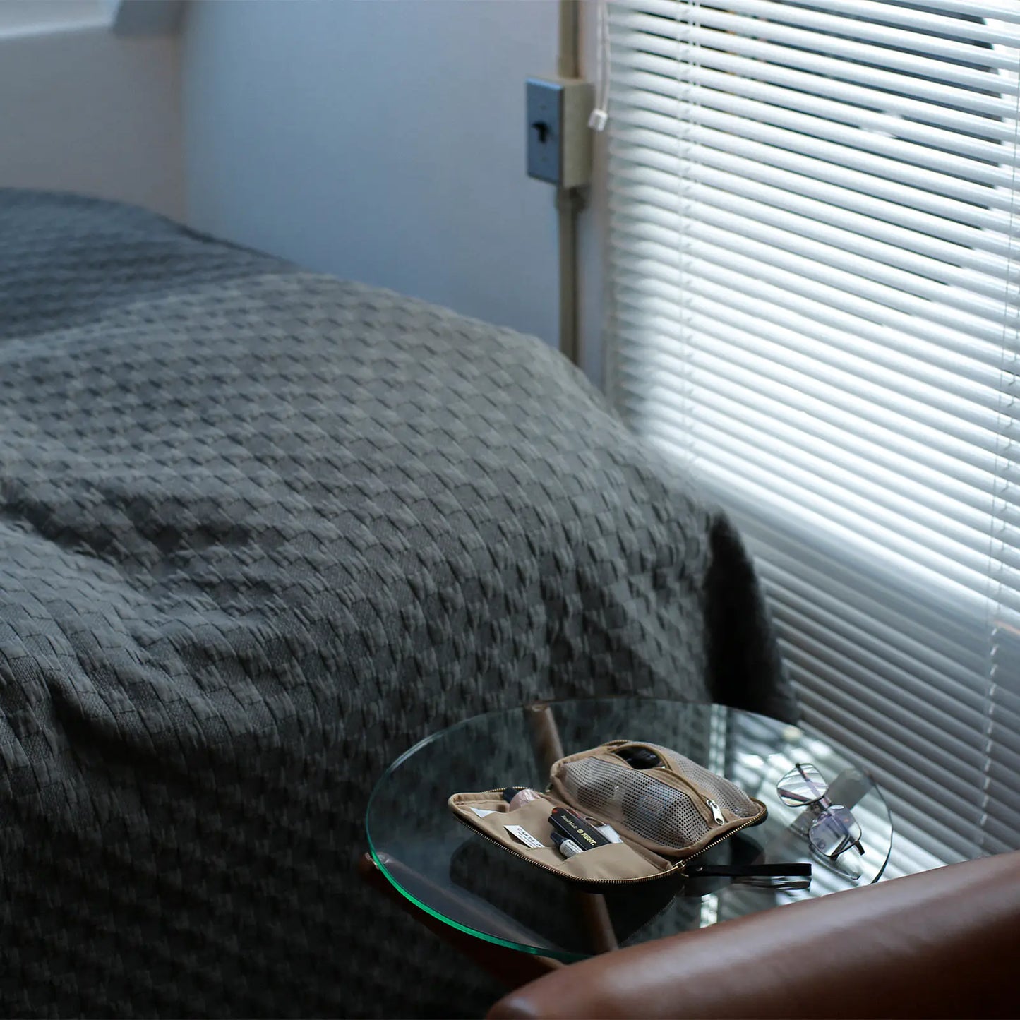 Black Small Drawer Pouch,  Hobonichi Small Drawer Pouch