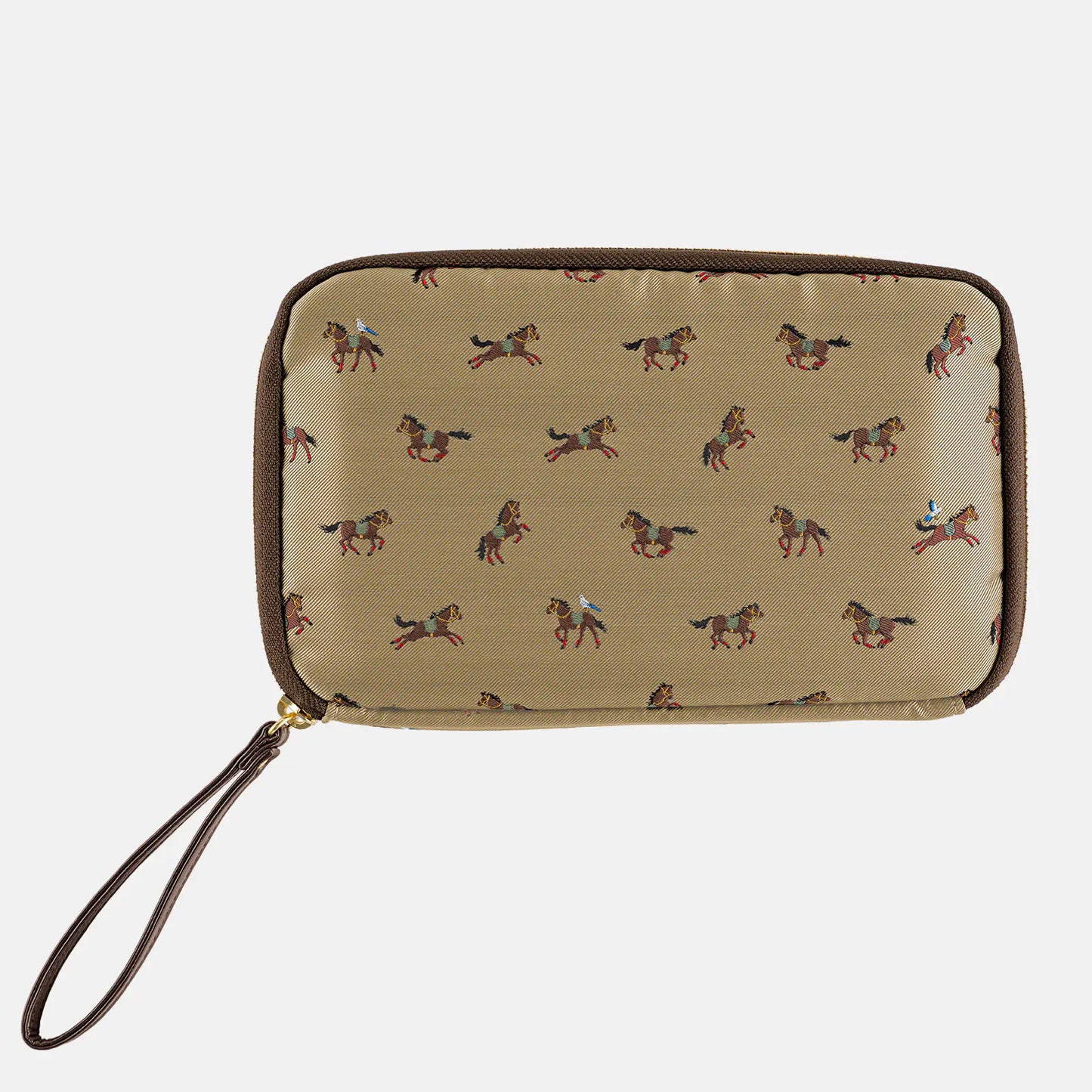 Bow & Tie: Galloping Horses Drawer Pouch Áne,  Hobonichi Drawer Pouch Áne