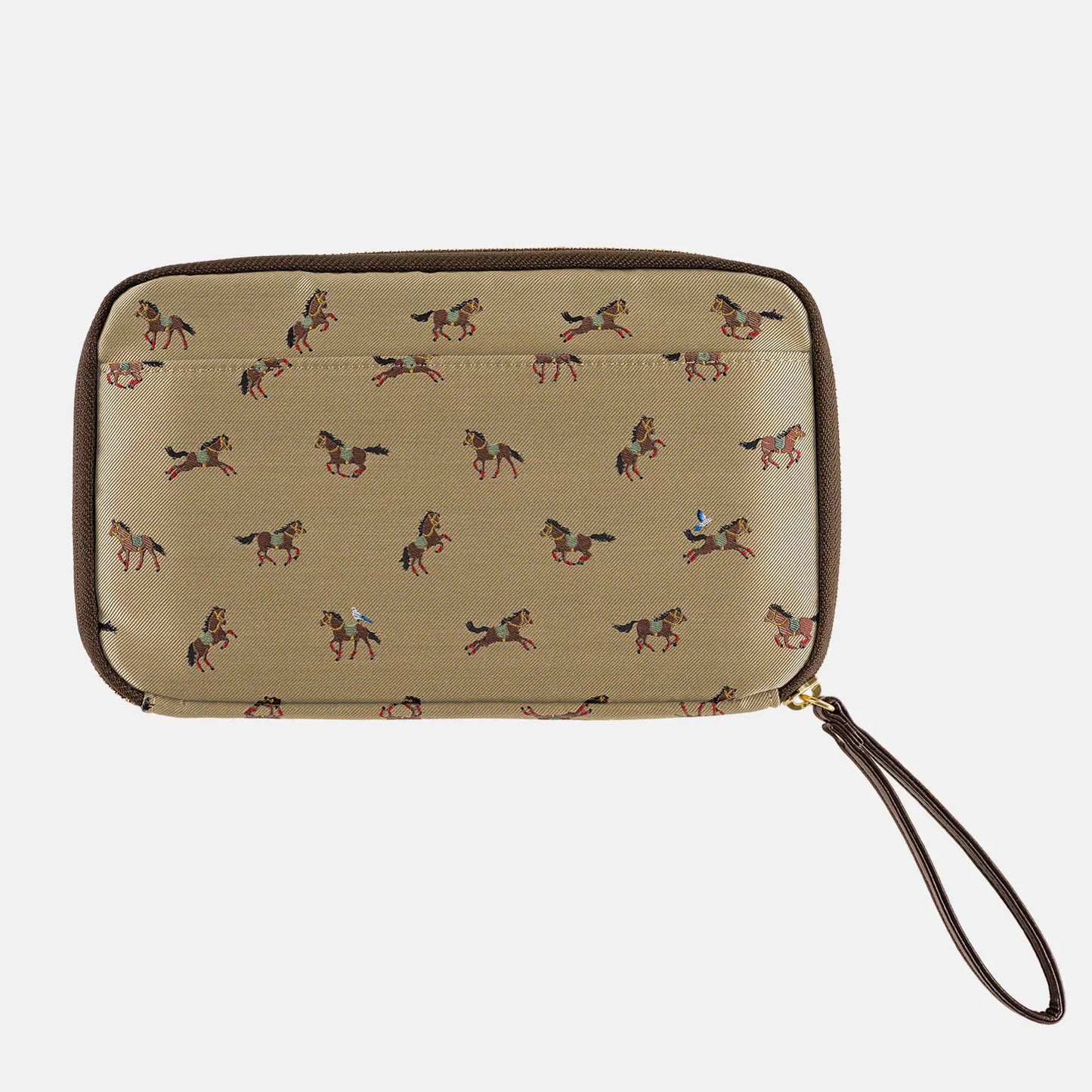 Bow & Tie: Galloping Horses Drawer Pouch Áne,  Hobonichi Drawer Pouch Áne