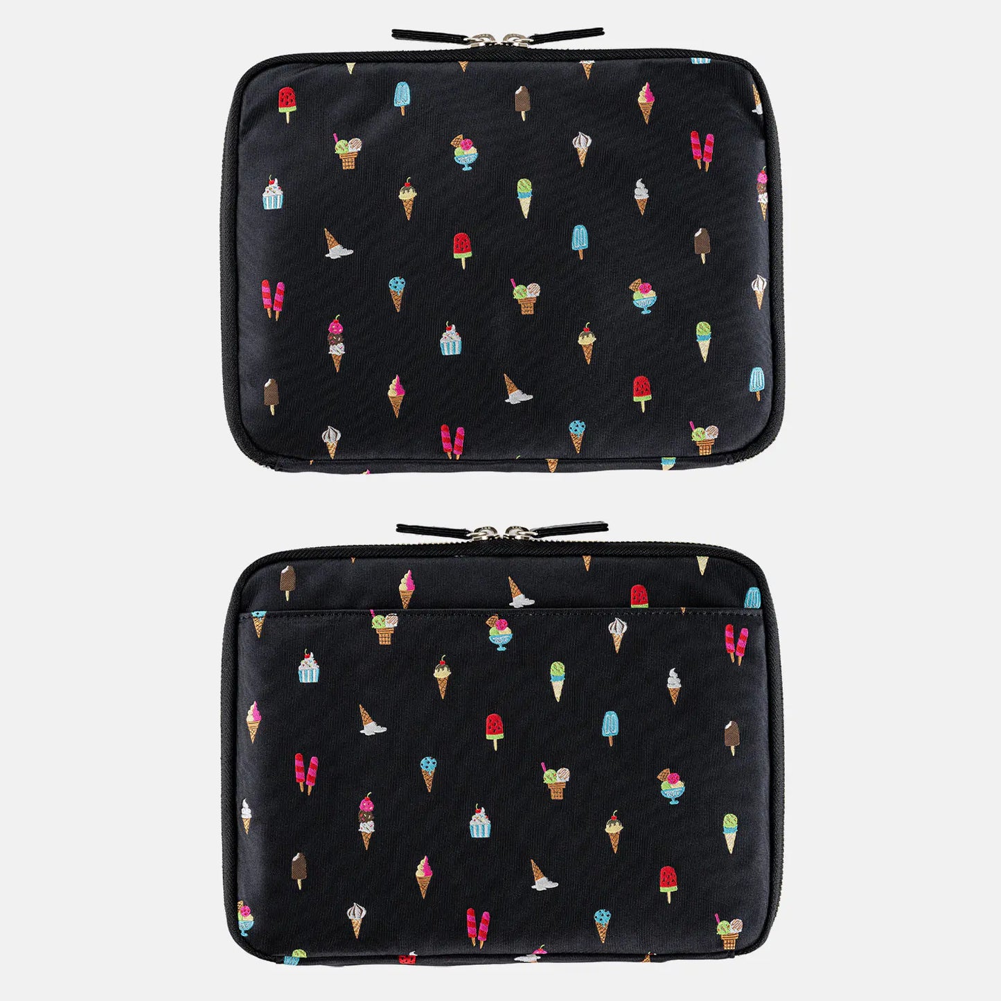 Bow & Tie: Happy Ice Cream Large Drawer Pouch,  Hobonichi Large Drawer Pouch