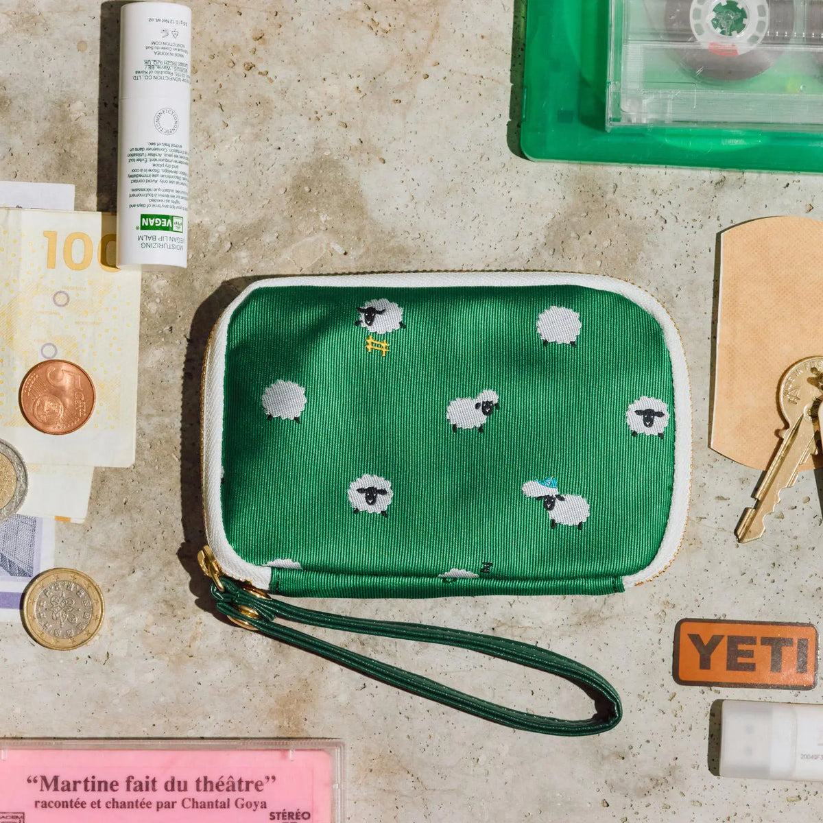 Bow & Tie: Sheep Sheep Sheep Drawer Pouch Pocket, Hobonichi Drawer Pouch Pocket
