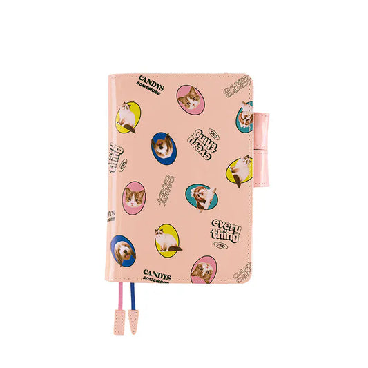 Candy Stripper: Random Dog & Cat (Pink) [Hobonichi Original (A6) Techo Cover] (Cover Only)