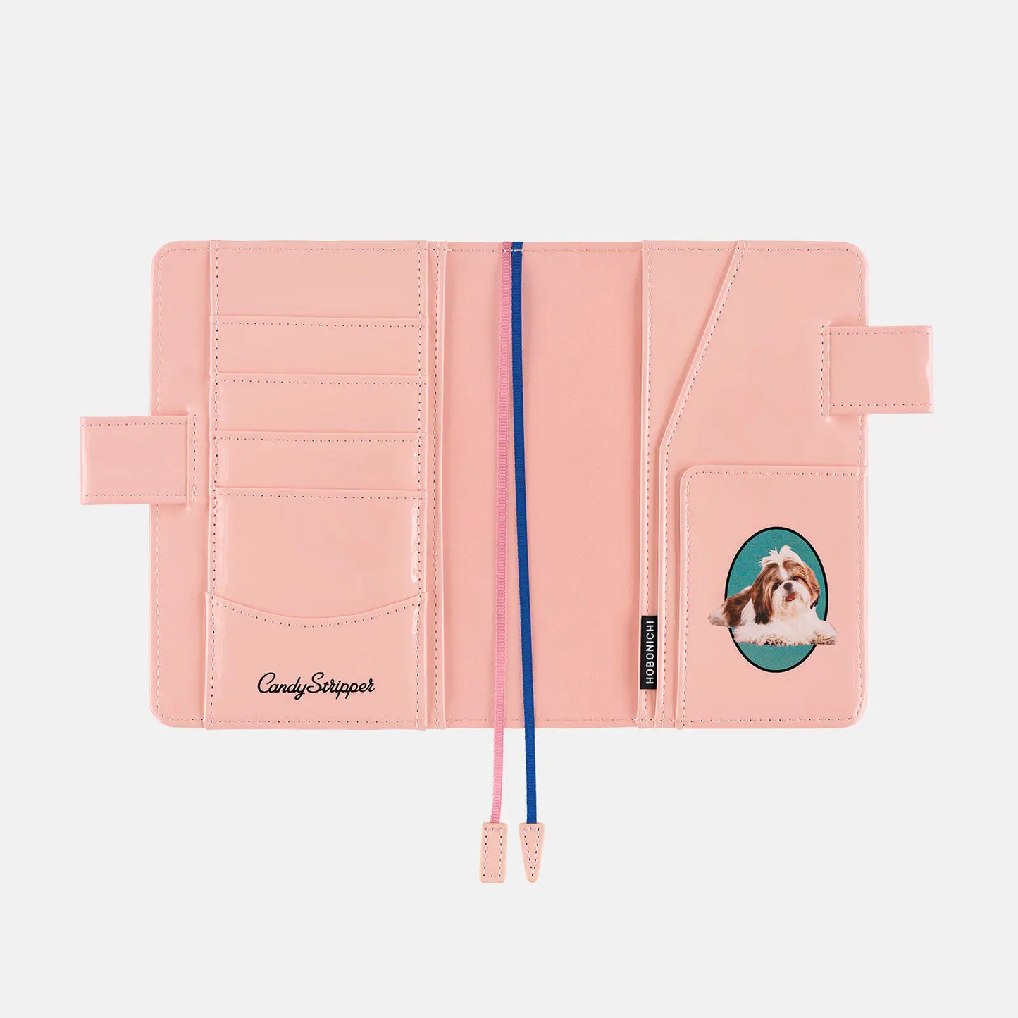 Candy Stripper: Random Dog & Cat (Pink) [Hobonichi Original (A6) Techo Cover] (Cover Only)