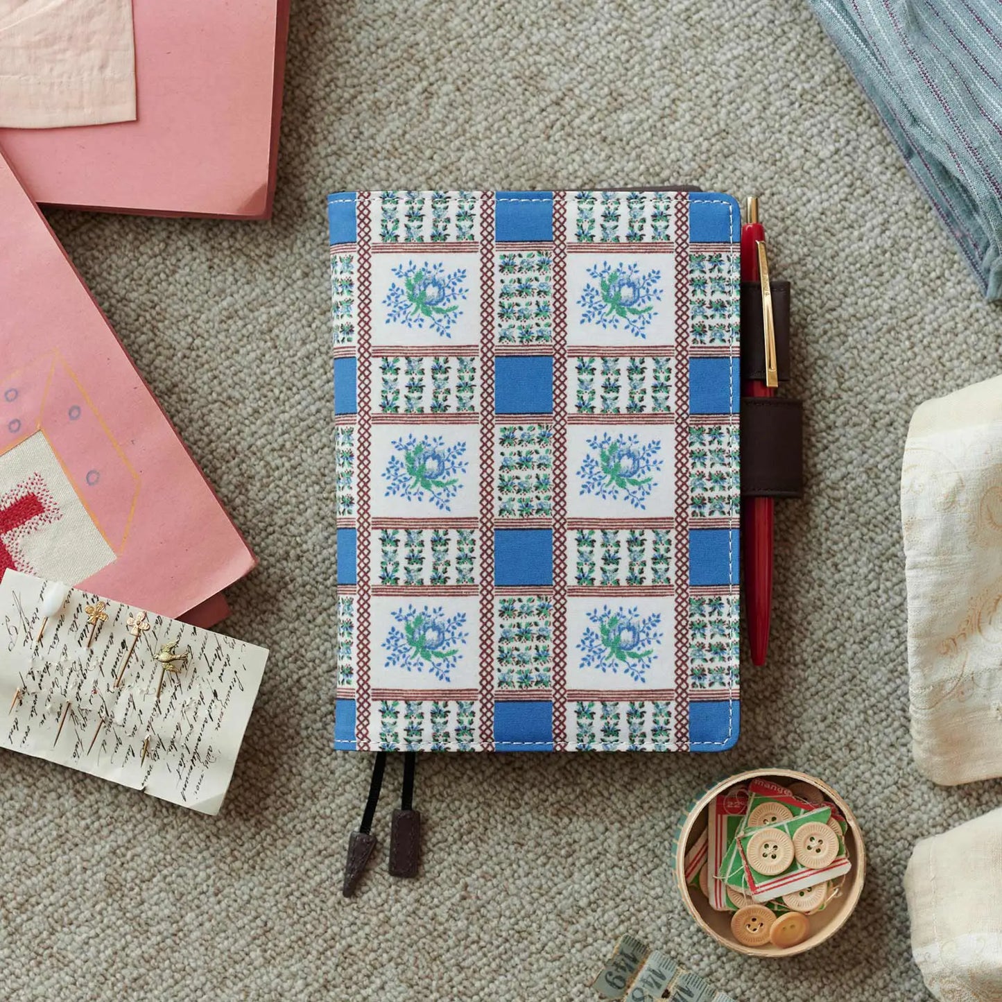 Classic Fabrics: Wildflowers [Hobonichi Original (A6) Techo Cover] (Cover Only)