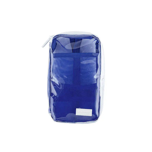 Clear Blue Small Drawer Pouch,  Hobonichi Small Drawer Pouch