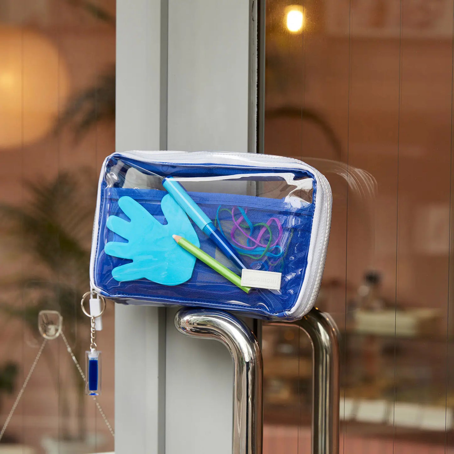 Clear Blue Drawer Pouch Áne,  Hobonichi Drawer Pouch Áne