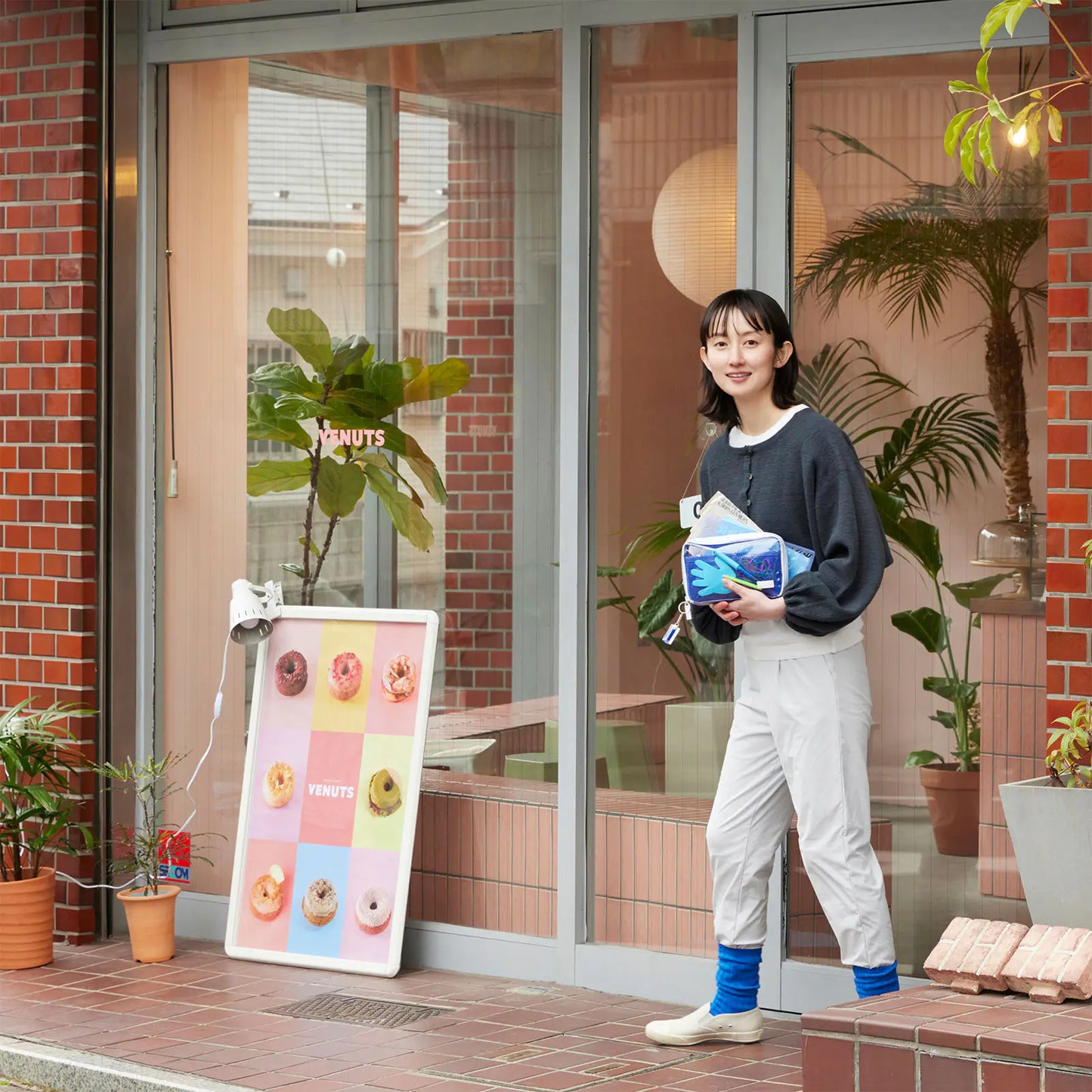 Clear Blue Drawer Pouch Áne,  Hobonichi Drawer Pouch Áne