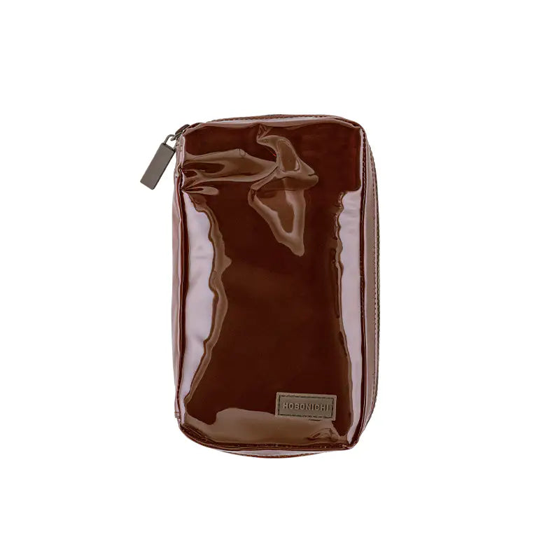 Clear Brown Small Drawer Pouch,  Hobonichi Small Drawer Pouch