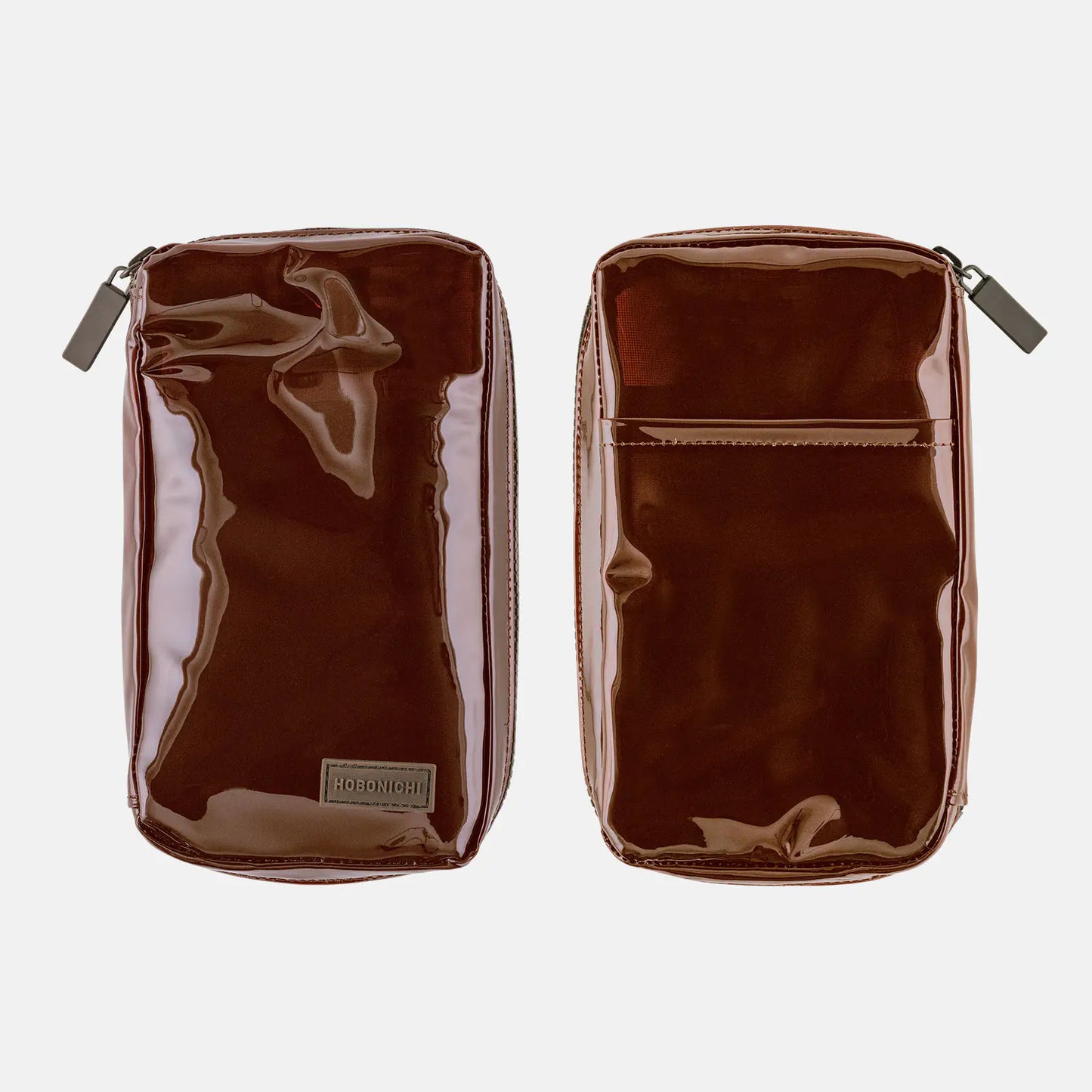 Clear Brown Small Drawer Pouch,  Hobonichi Small Drawer Pouch