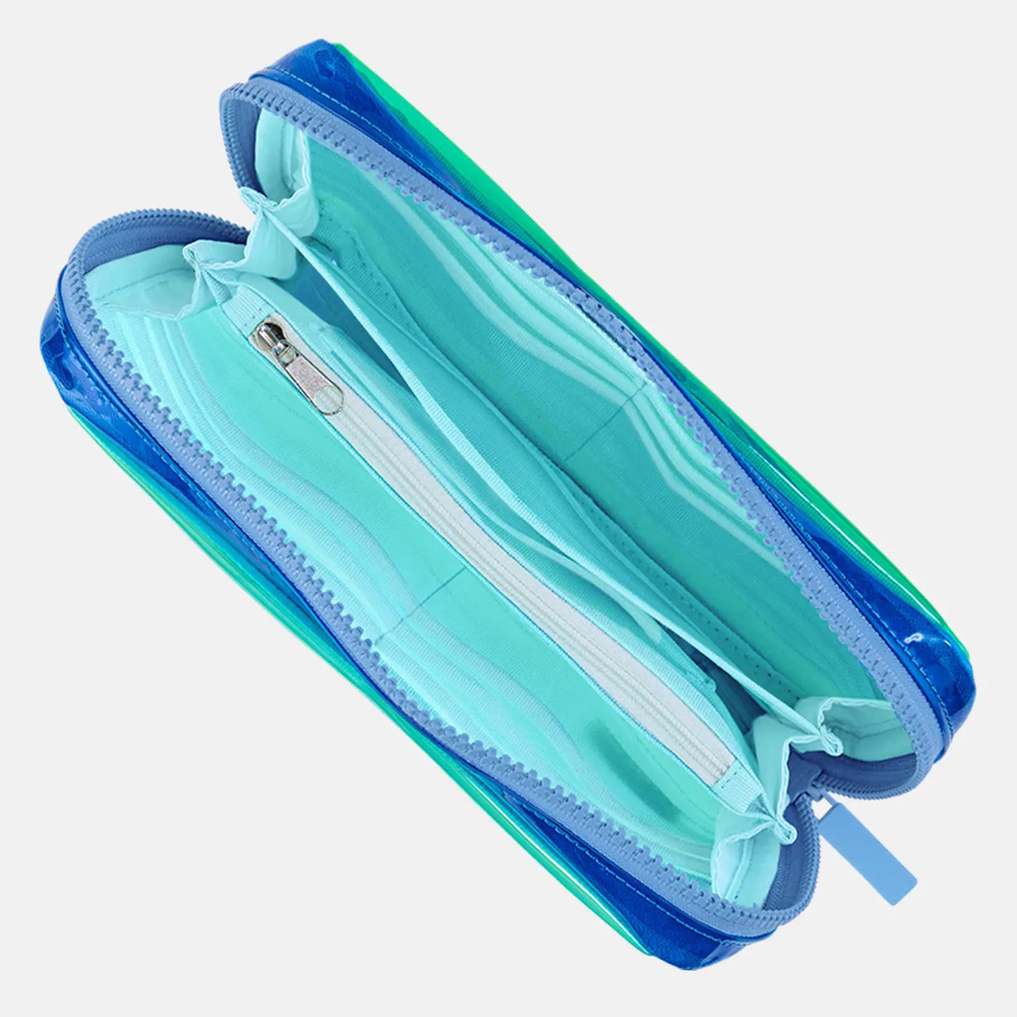 Clear Mixed Blue Drawer Pouch Áne,  Hobonichi Drawer Pouch Áne