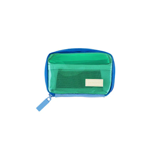 Clear Mixed Blue Drawer Pouch Pocket,  Hobonichi Drawer Pouch Pocket