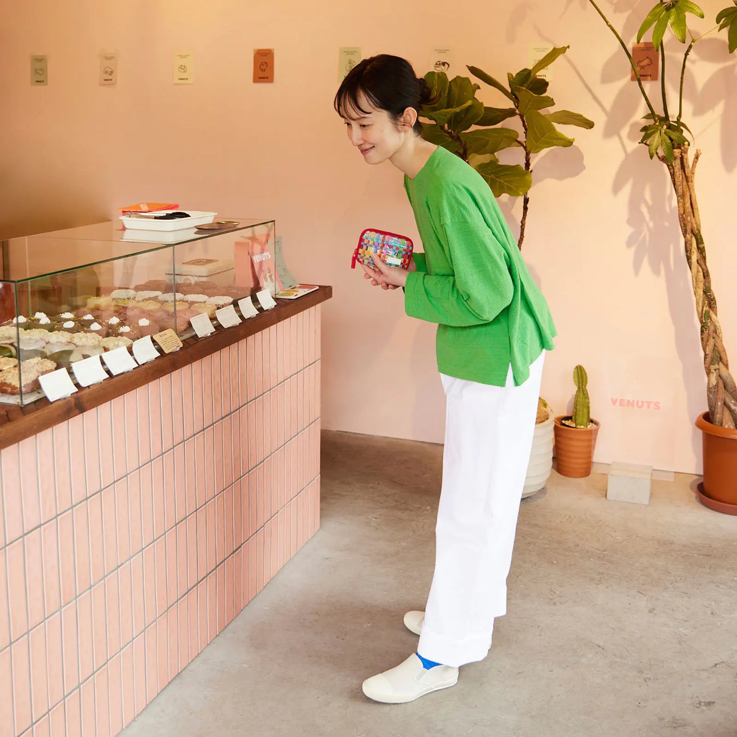 Clear Plaid Drawer Pouch Pocket,  Hobonichi Drawer Pouch Pocket