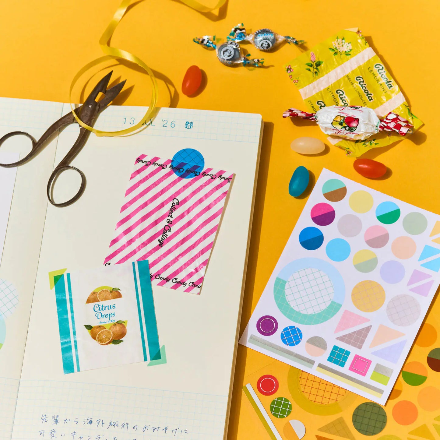 Collect & Collage: Collage Stickers (Deco), 2027 Hobonichi Accessories
