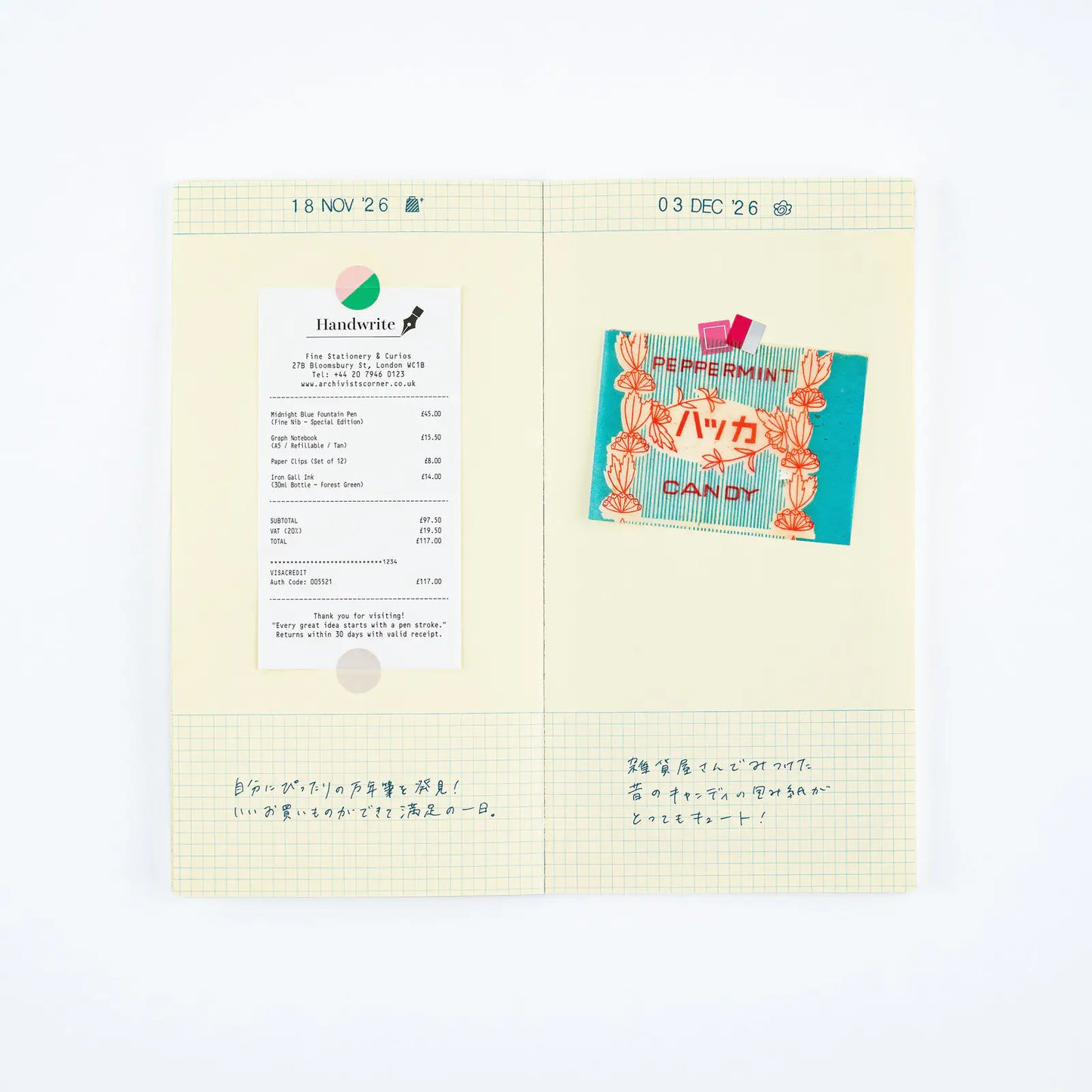 Collect & Collage: Collage Stickers (Deco), 2027 Hobonichi Accessories