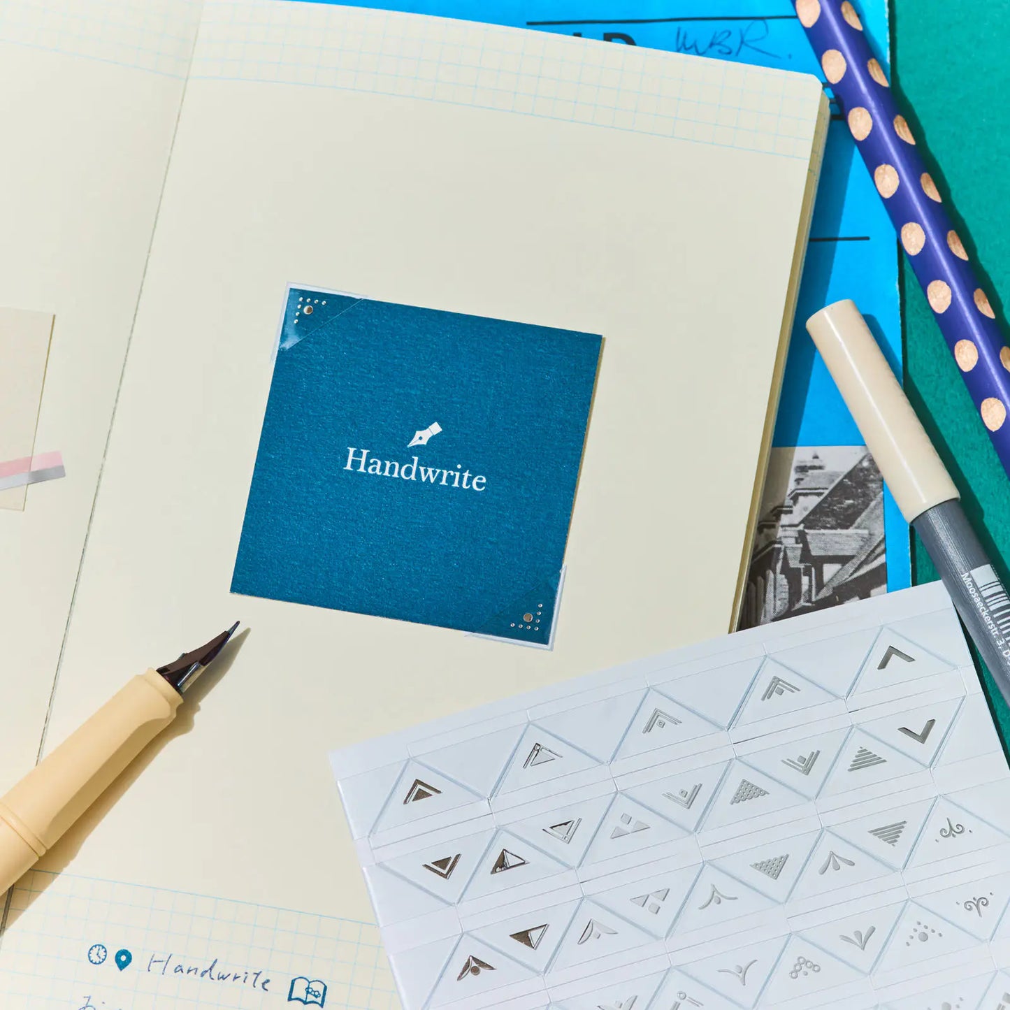 Collect & Collage: Collage Stickers (Pocket), 2027 Hobonichi Accessories