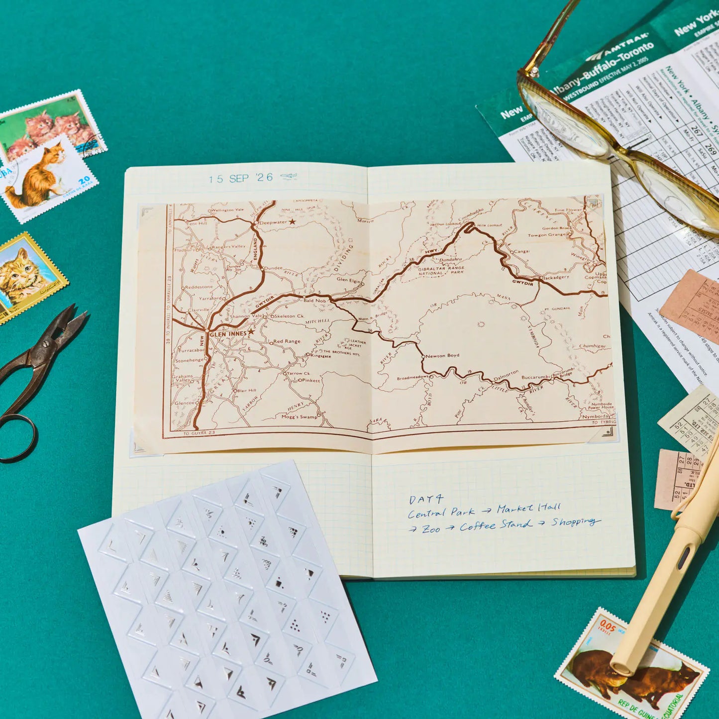 Collect & Collage: Collage Stickers (Pocket), 2027 Hobonichi Accessories