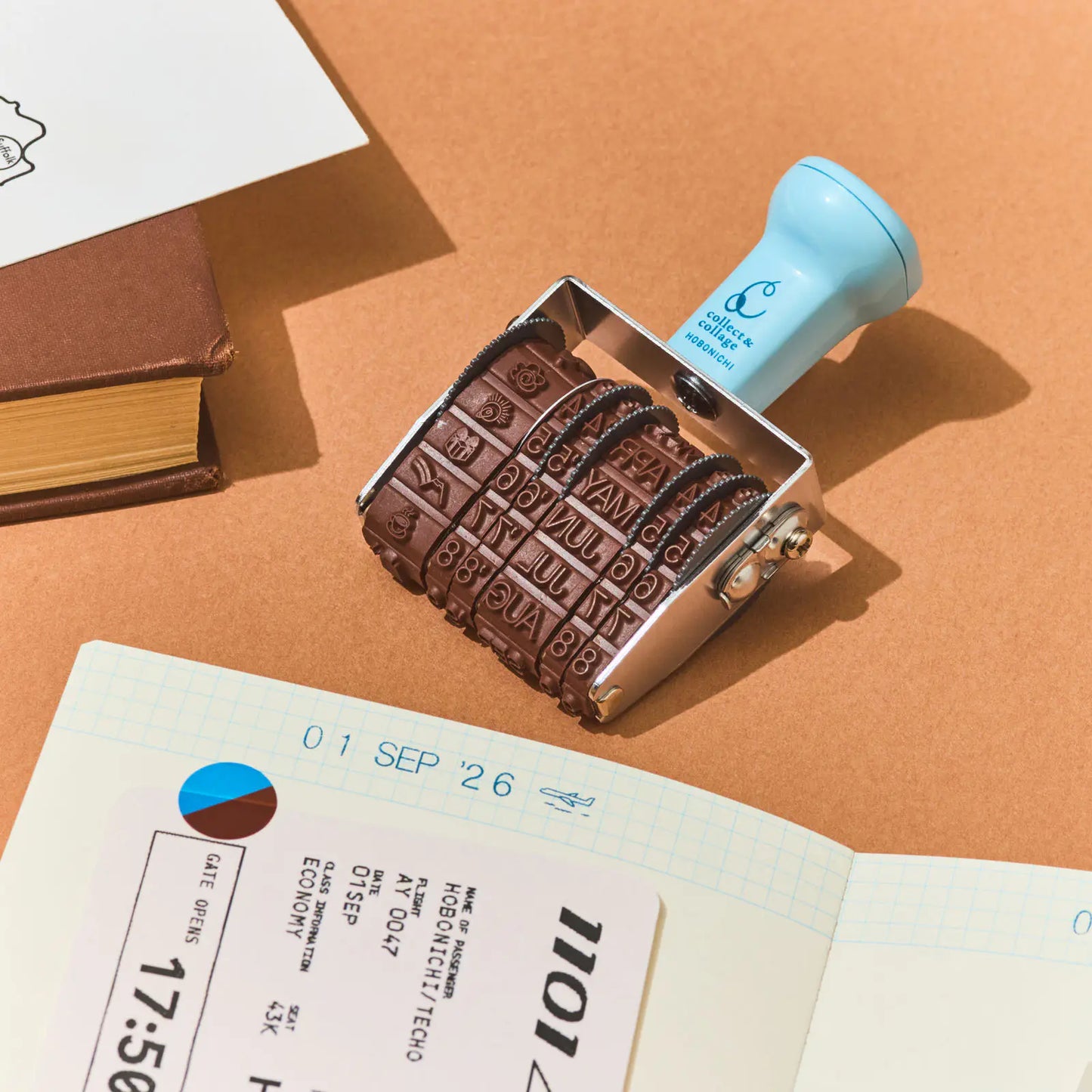 Collect & Collage: Daily Memories - Rotating Stamp, 2027 Hobonichi Accessories