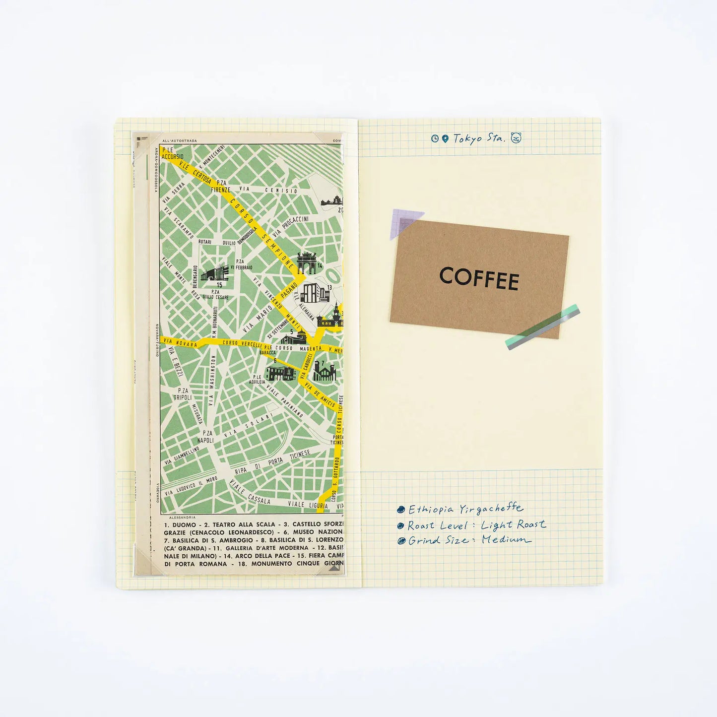 Collect & Collage: Pasting Notebook, 2027 Hobonichi Accessories
