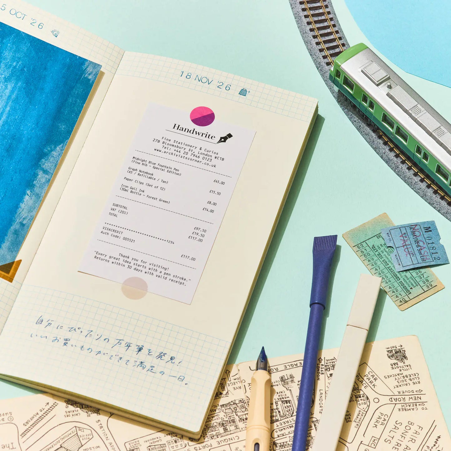 Collect & Collage: Pasting Notebook, 2027 Hobonichi Accessories