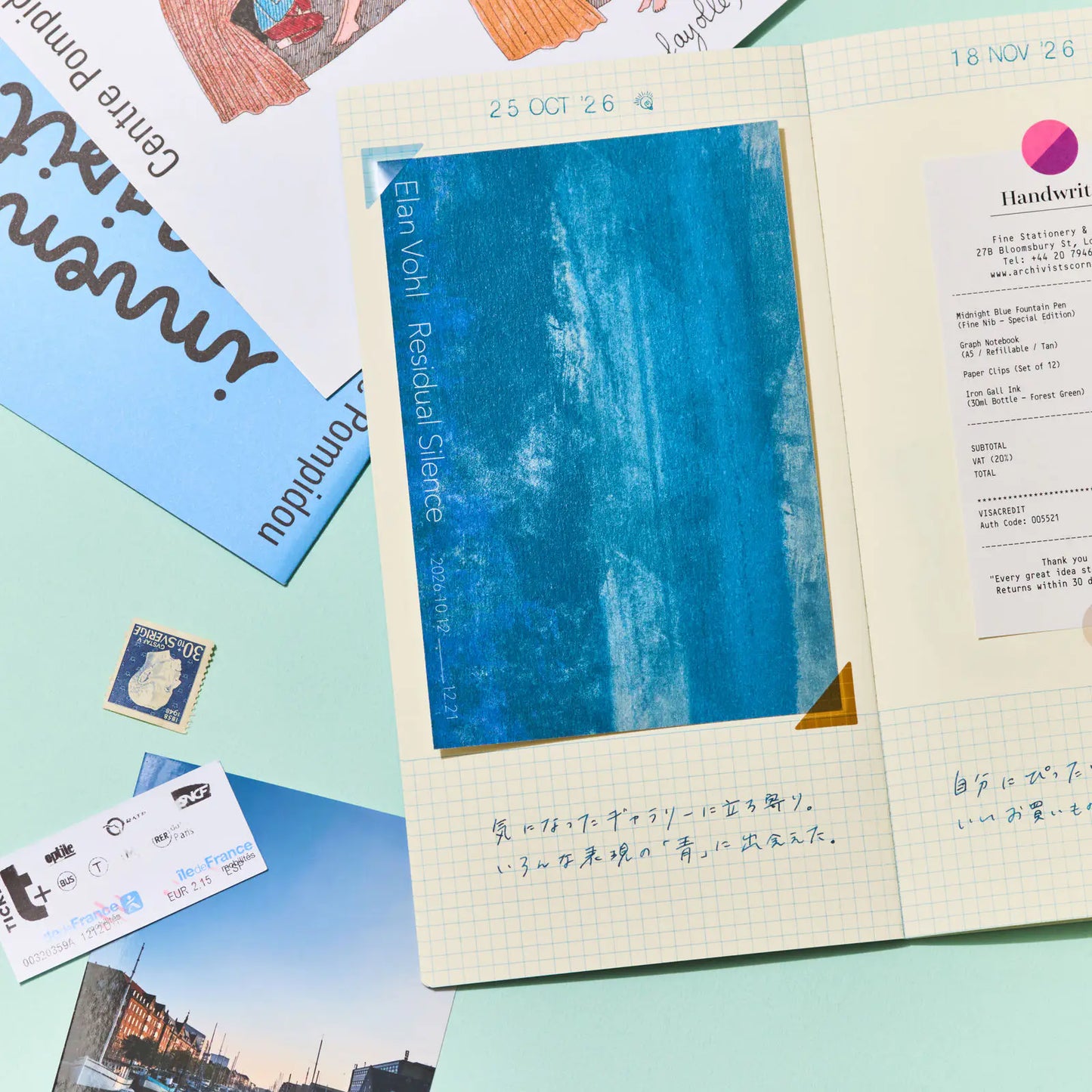 Collect & Collage: Pasting Notebook, 2027 Hobonichi Accessories