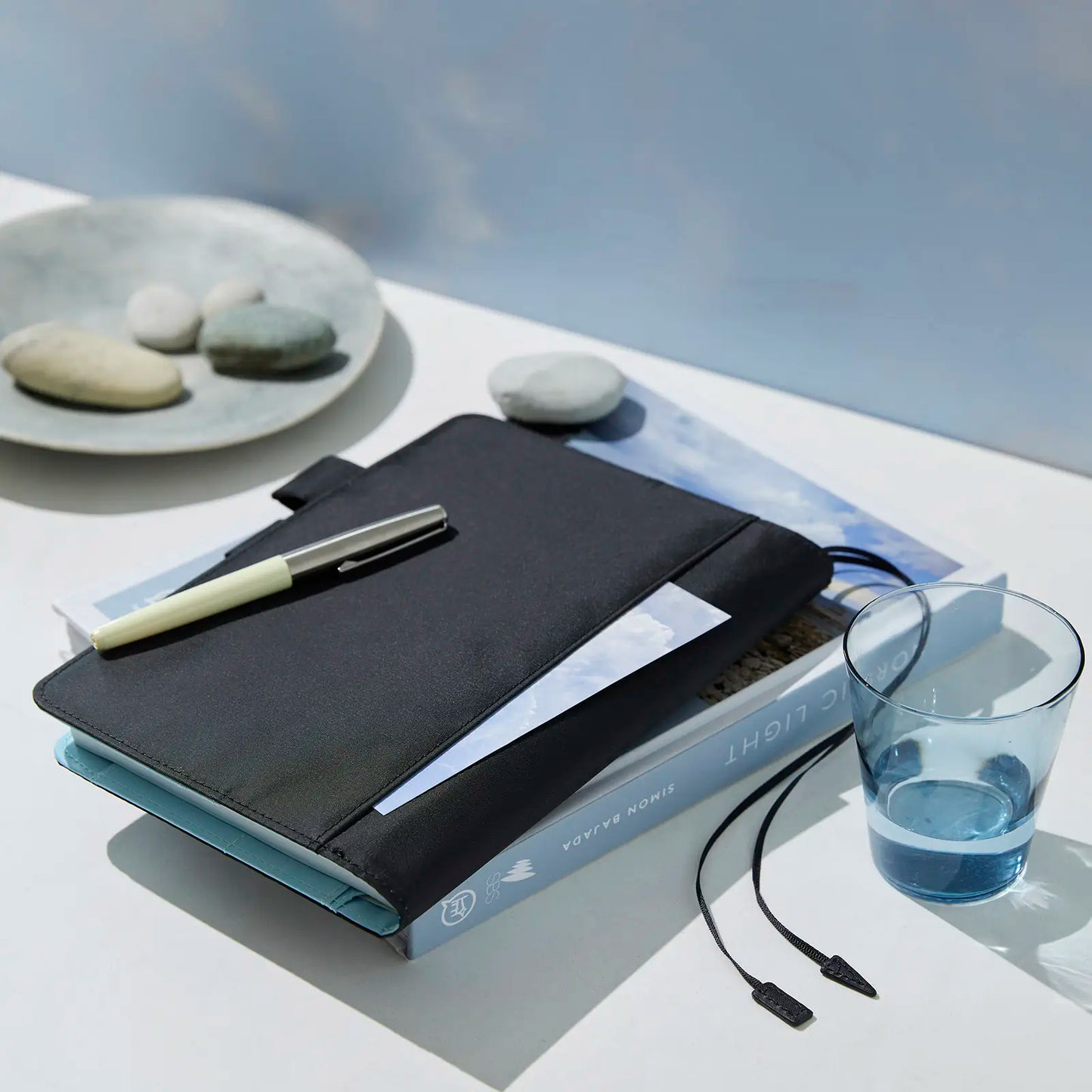 Colors: Black x Clear Blue [Hobonichi Cousin (A5) Techo Cover] (Cover Only)