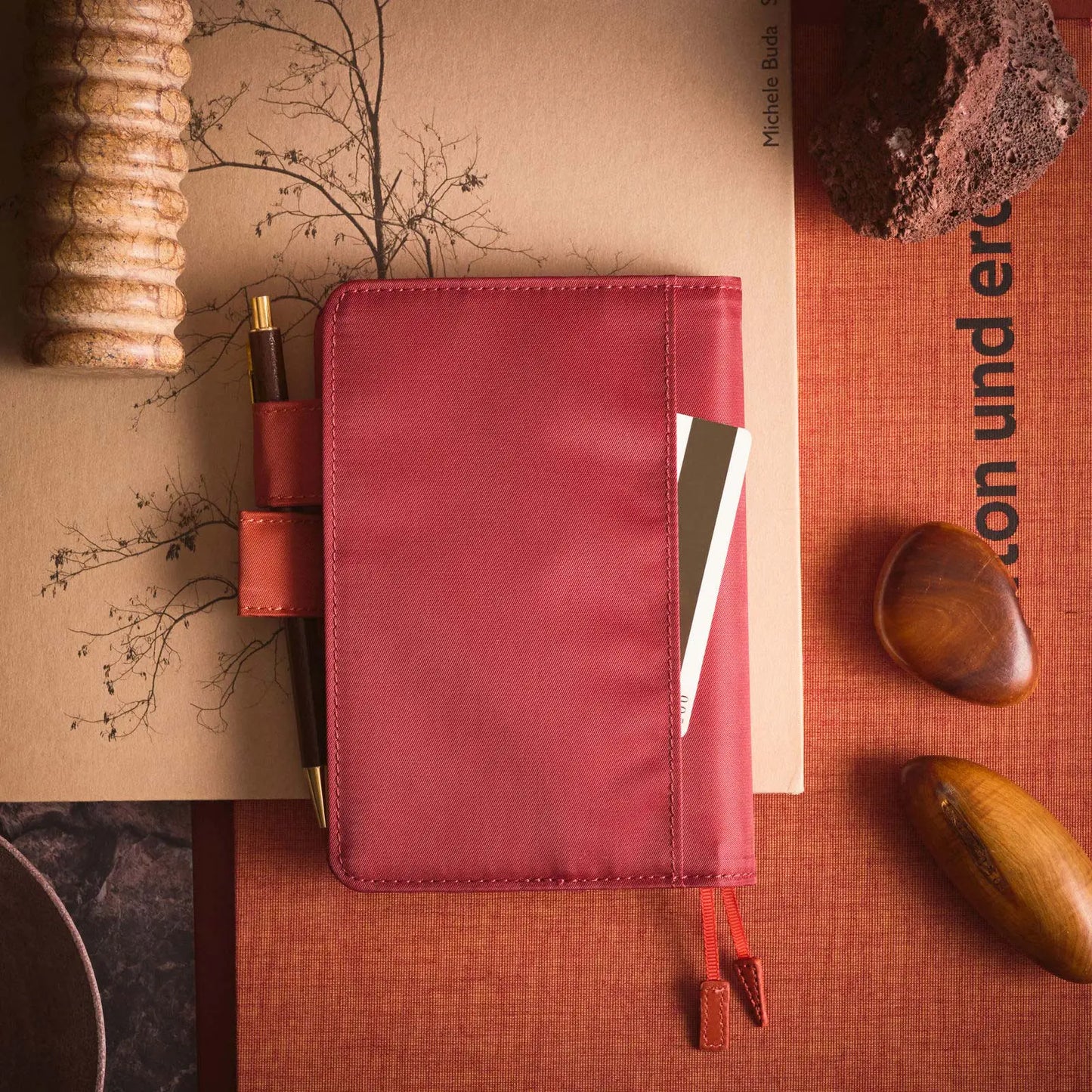 Colors: Bordeaux Teracotta [Hobonichi Original (A6) Techo Cover] (Cover Only)