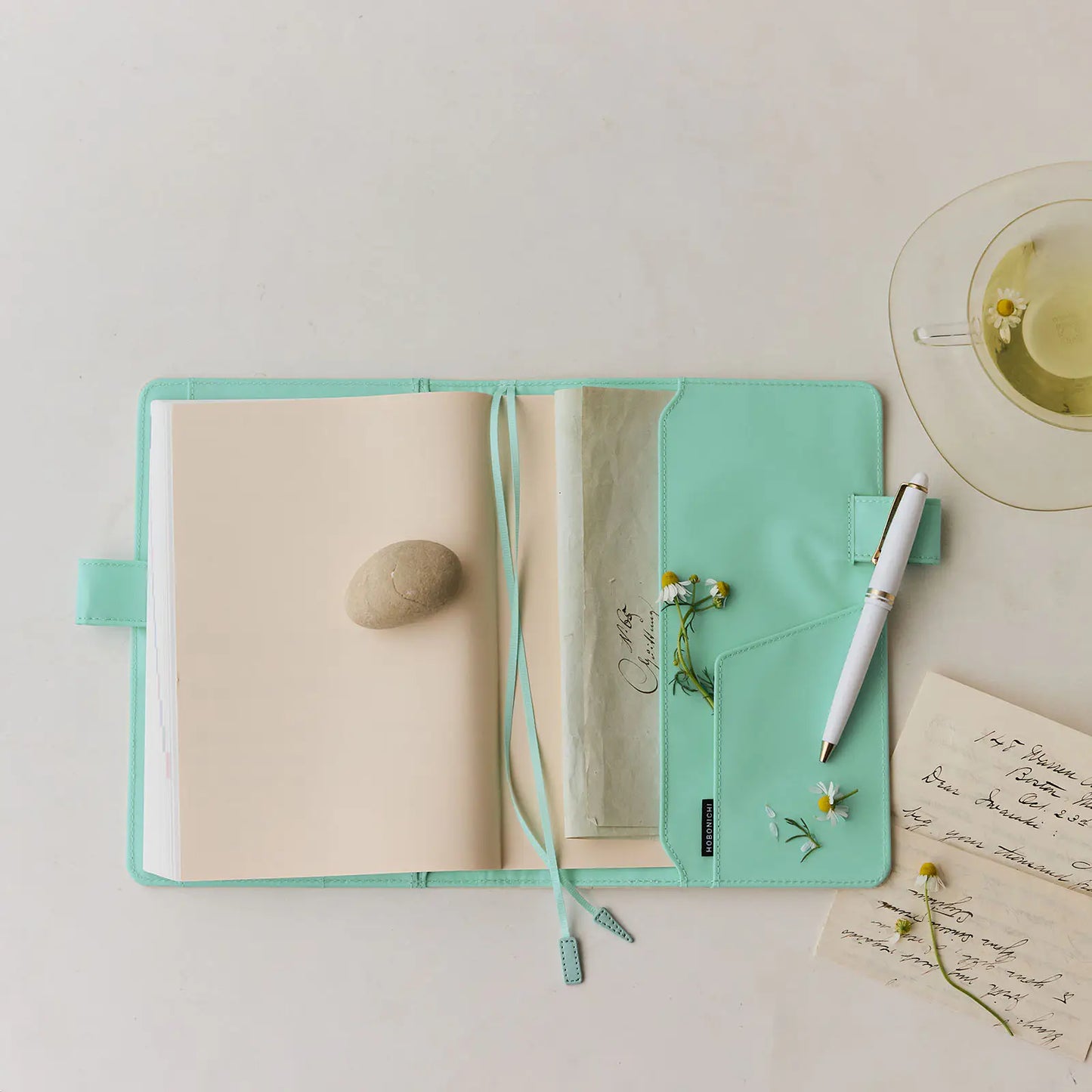 Colors: Chamomile Mint [Hobonichi Cousin (A5) Techo Cover] (Cover Only)