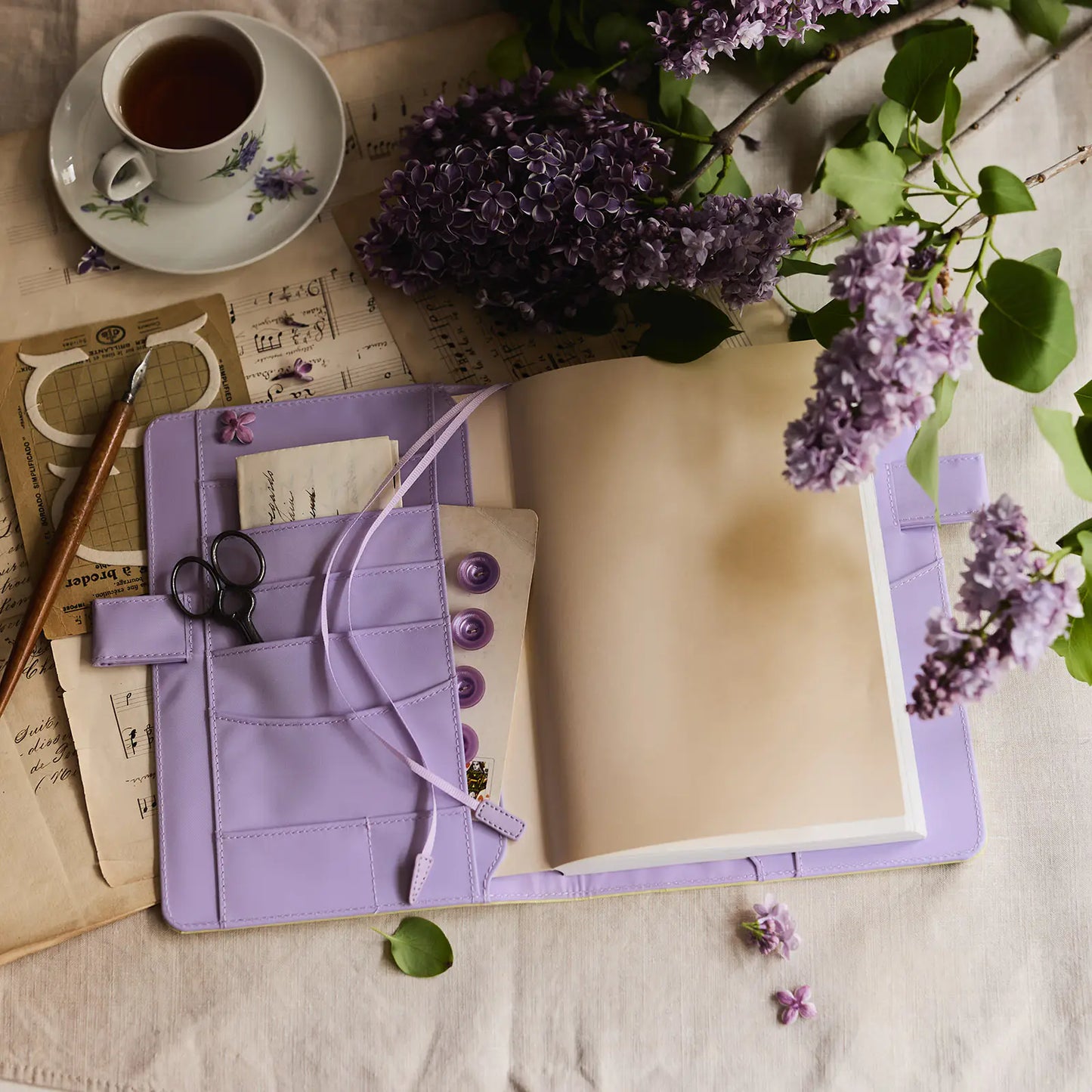 Colors: Honey Lilac [Hobonichi Cousin (A5) Techo Cover] (Cover Only)