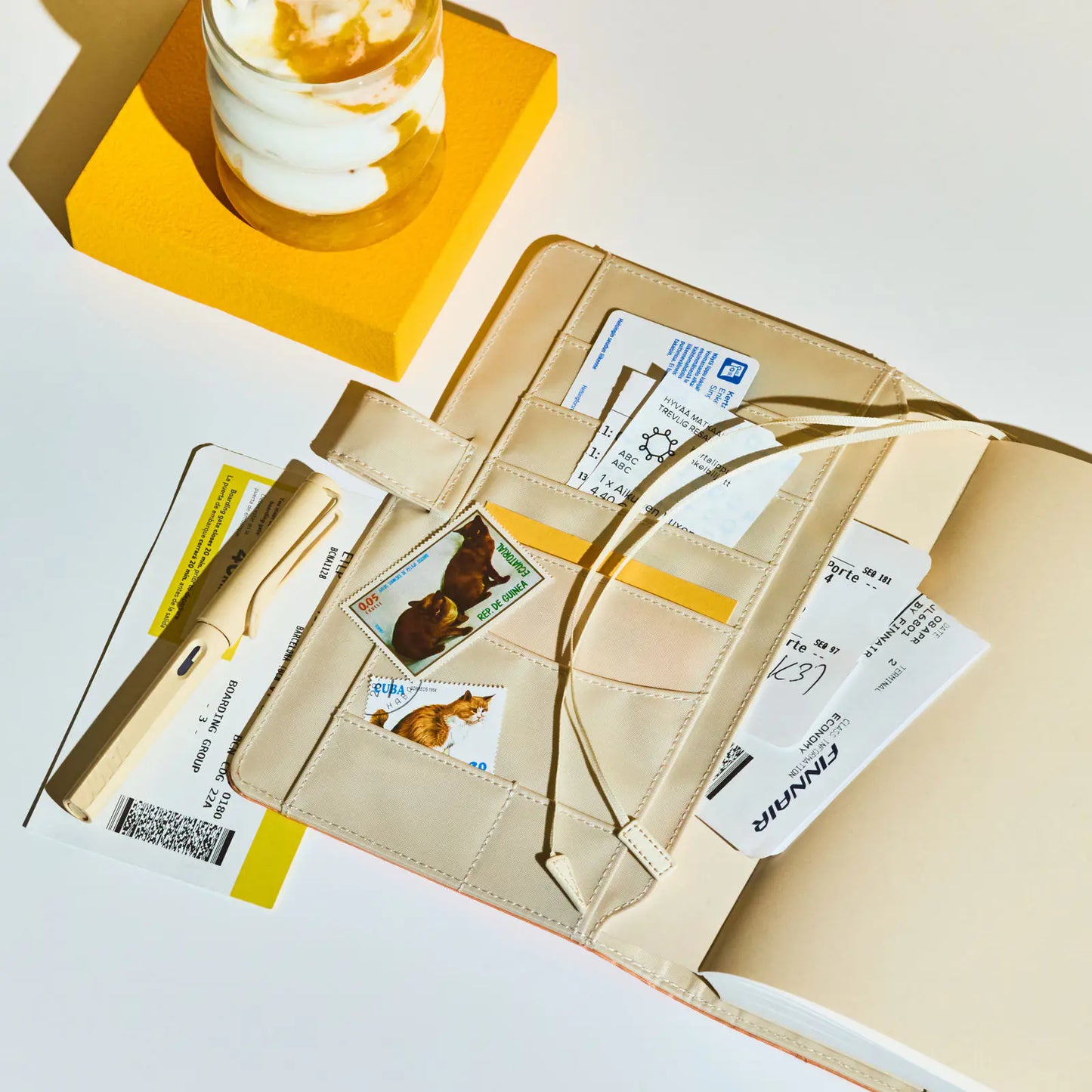 Colors: Mango Latte [Hobonichi Cousin (A5) Techo Cover] (Cover Only)