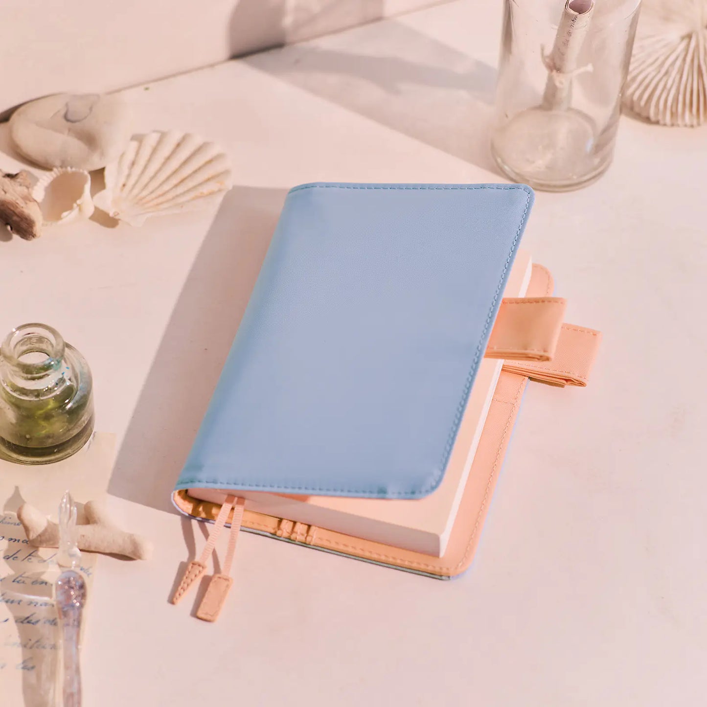 Colors: Powder Blue Shell [Hobonichi Original (A6) Techo Cover] (Cover Only)