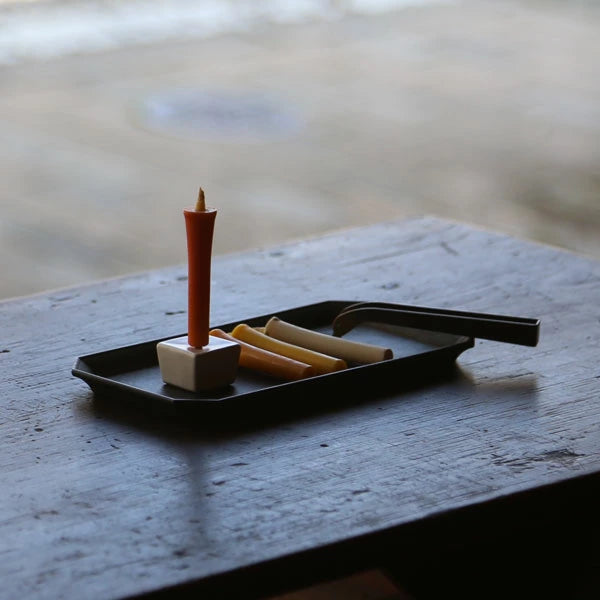 DAIYO Colorful Rice Wax Candles 5 pcs Set - Moon Color -, Japanese Wa-Rousoku (Japanese candle)